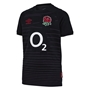 England Kids Alternate Rugby Shirt - Short Sleeve Black 2023 - F 