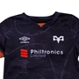 Ospreys Baby Home Rugby Kit - Black 2023 - Ospreys and Umbro Log 