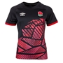 England Womens 7 Alternate Rugby Shirt - Short Sleeve Black 2023 