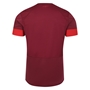 England Mens Rugby Training Shirt - Short Sleeve Red 2024 - Back 