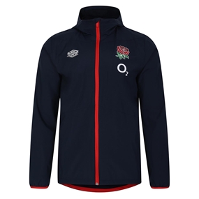 England Mens Rain Jacket - Navy Blazer 2024 - Front