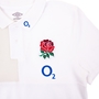 England Mens Polo - Brilliant White 2024 - England Rose and O2 L 