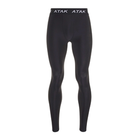 Atak Mens Compression Leggings - Black - Front