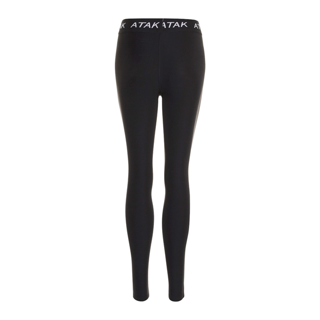 Atak Womens Compression Leggings - Black - Back
