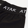 Atak Womens Compression Leggings - Black - Waistband 