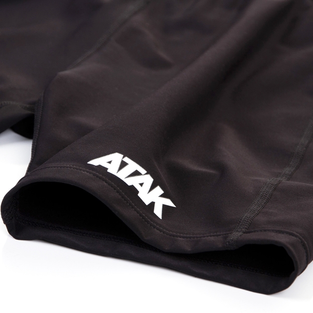 Atak Mens Compression Shorts - Black - Hem
