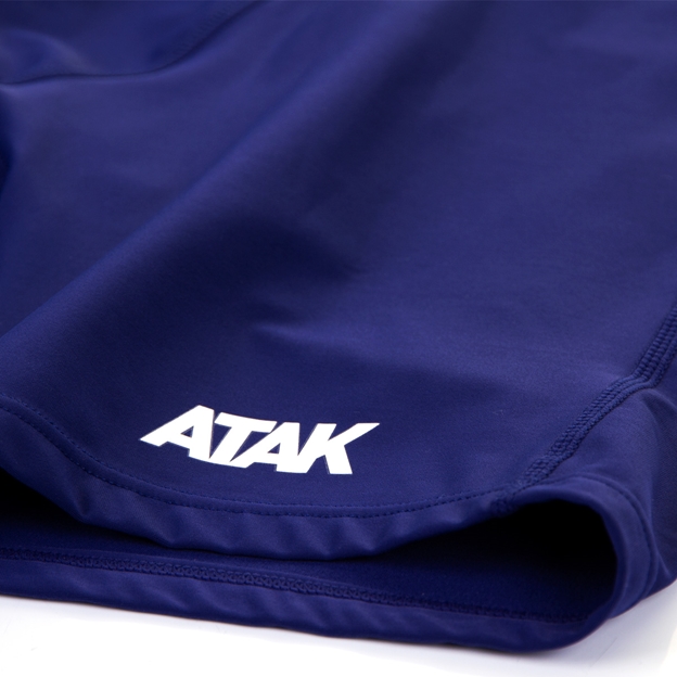 Atak Mens Compression Shorts - Navy - Hem