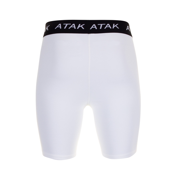 Atak Mens Compression Shorts - White - Back
