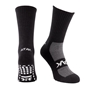 Atak Shox Non Slip Mid Leg Socks Black - Front 