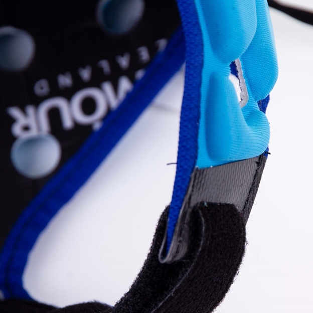 Body Armour Ventilator Headguard Mid Blue - Chin Strap