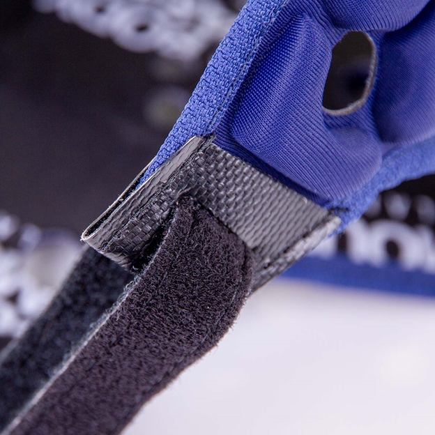 Body Armour Ventilator Headguard Navy - Chin Strap