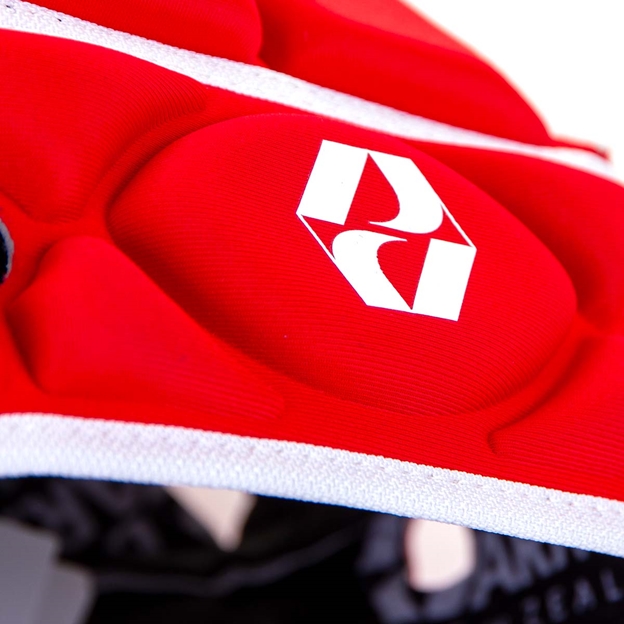 Body Armour Ventilator Headguard Red Kids - Logo