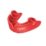 Opro Bronze Mouthguard - Red - Front 