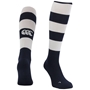 Canterbury Hooped Rugby Socks Navy - Front 