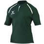 Gilbert Teamwear Xact Plain Match Shirt Green - Front 