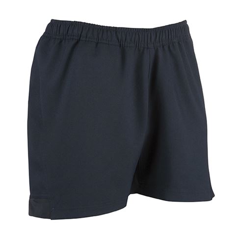 Unbranded Teamwear Pro Rugby Shorts Navy - Front Unbranded Teamwear Pro Rugby Shorts Navy - Front