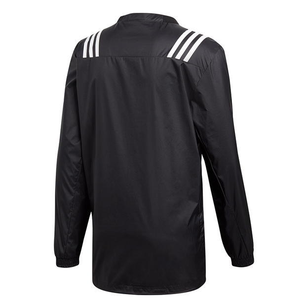 adidas Mens Teamwear Rugby Contact Training Top - Black - Back