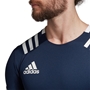 adidas 3S Rugby Match Shirt Navy - Detail 3 