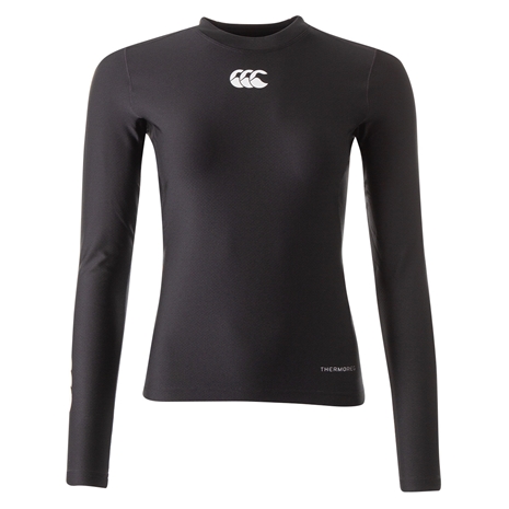 Canterbury Womens Thermoreg Baselayer Top - Black Long Sleeve - 