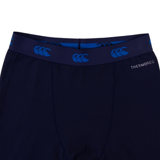 Canterbury Kids Thermoreg Baselayer Leggings - Navy - Waistband