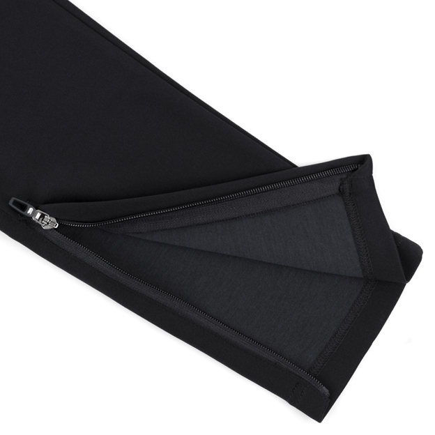 Canterbury Kids Stretch Tapered Poly Knit Pants - Black - Zip