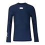 Canterbury Thermoreg Baselayer L/S Cold Top Navy Kids - Front 