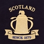 Scotland Mens Calcutta 1879 Classic Rugby Shirt - Navy - Badge 