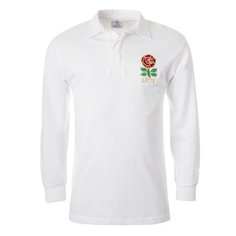 England 1871 Classic Rugby Shirt L/S - Front England 1871 Classic Rugby Shirt L/S - Front