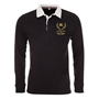 Mens New Zealand 100th Test Vintage Rugby Shirt - Jet Black - Fr 