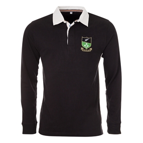 New Zealand Mens Summer Tour Heavyweight Rugby Shirt - Long Sl -