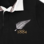 New Zealand Mens Rugby Origins Heavyweight Rugby Shirt - Black - 