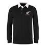 New Zealand Mens Rugby Origins Heavyweight Rugby Shirt - Black - 