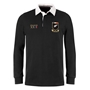 New Zealand Mens World Cup Heavyweight Rugby Shirt - Black - Fro 