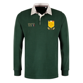 Australia Mens World Cup Heavyweight Rugby Shirt - Bottle - Fron