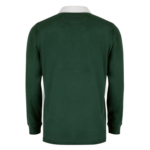 Ireland Mens World Cup Heavyweight Rugby Shirt - Bottle - Back