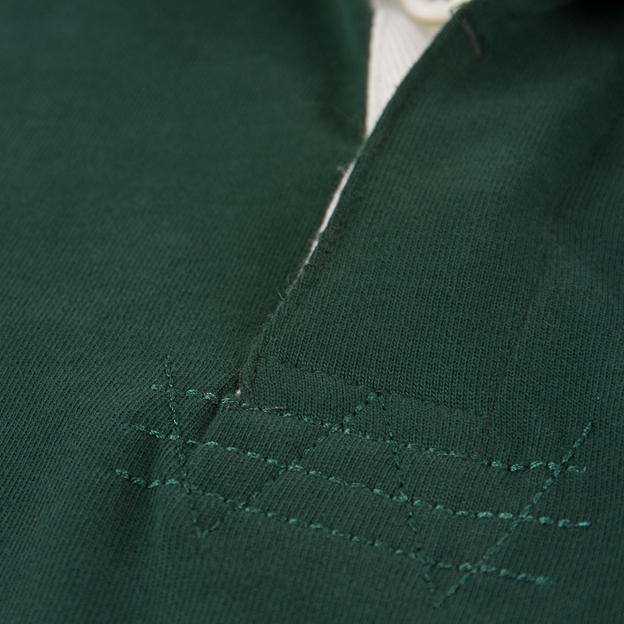 Mens Ireland 1875 Heavyweight Rugby Shirt - Long Sleeved - Neck