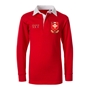 Wales Kids World Cup Classic Rugby Shirt - Long Sleeve Red - Fro 