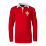 Front Row Wales Classic Rugby Shirt L/S Kids - Front 