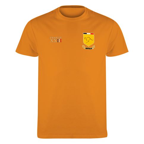 Australia Mens World Cup Classic T-Shirt - Gold - Front