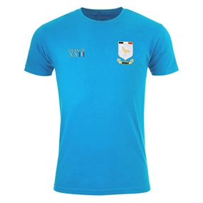 Uruguay Mens World Cup Classic T-Shirt - Light Blue - Front