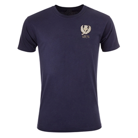 Scotland 1871 Tee Navy - Front