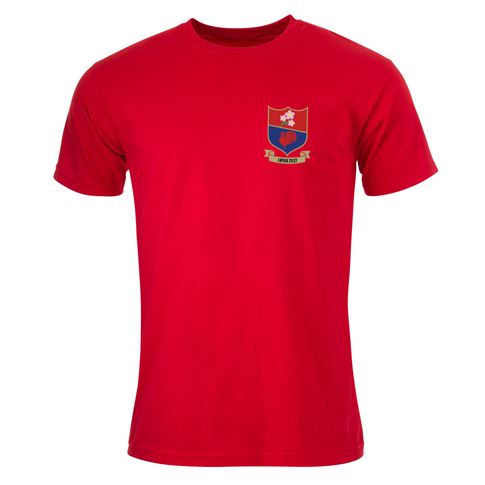 Japan Mens Summer Tour Printed Tee - Red 2022 - Front Japan Mens Summer Tour Printed Tee - Red 2022 - Front