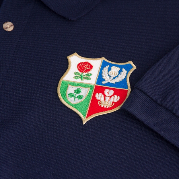 Lions 1888 Cotton Polo Navy - Detail 1
