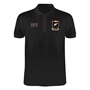 New Zealand Mens World Cup Classic Polo Shirt - Black - Front 