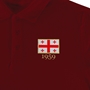 Georgia Mens Rugby Origins 1959 Polo Shirt - Burgundy - Georgia  