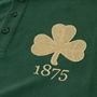 Mens Ireland 1875 Polo - Bottle Green - Badge 