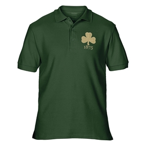 Mens Ireland 1875 Polo - Bottle Green - Front