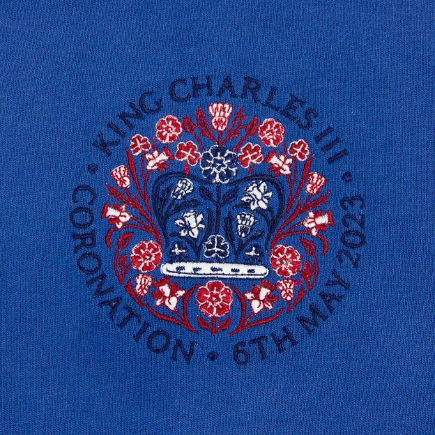 Special Edition Coronation Mens Classic Polo Shirt - Royal - Bad