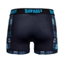 Bawbags Glasgow Warriors Mens Tartan Cool de Sacs Boxers - Black 