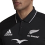 All Blacks Mens Home Polo - Black 2023 - Logos 